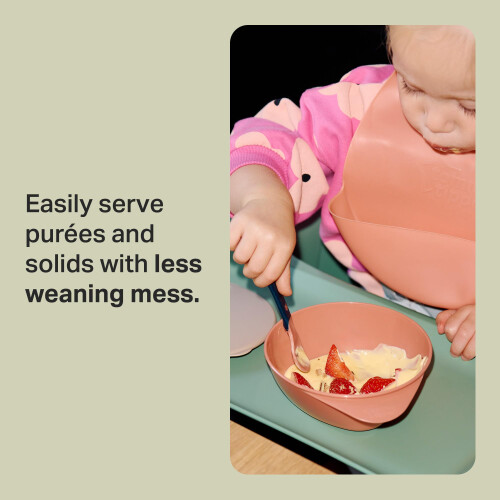 Tommee Tippee Tommee Tippee Easiscoop Baby Feeding Bowls with Triangular Base and Er 1