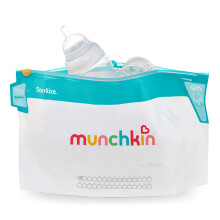Munchkin 6 Pack Cool Touch Baby Microwave Steriliser Bags