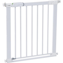 Safety 1st Flat Step Baby Stair Gate Pressure Fit, 73-80cm (max. 101cm), Ultra Flat Step-over Bar, "Keep Open" Baby Safety Gate, One-Hand Opening, No