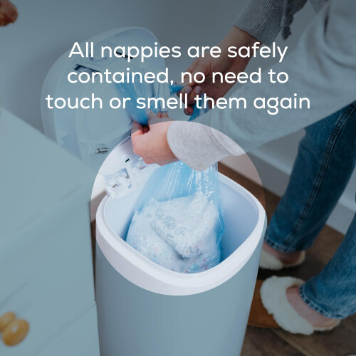 Angelcare Octagonal Refill, 8 Pack, for Classic XL Nappy Bin 1