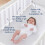 PurFlo Breathable Cot Bumpers - 2 Pack (White) 3