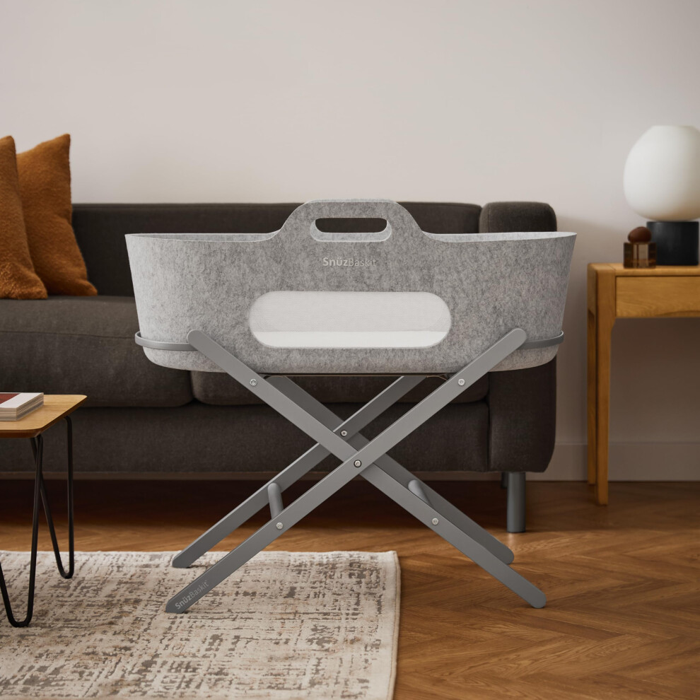 Snuzbaskit, Moses Basket With Mattress & Stan Snuz
