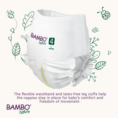 Bambo Nature Premium Training Pants, Size 4 (7-12k 1