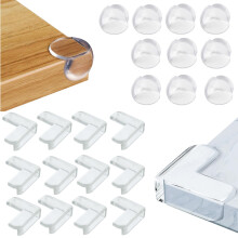 ZHIYE Corner Protectors for Kids, 22 Pcs Clear Baby Proofing Corners