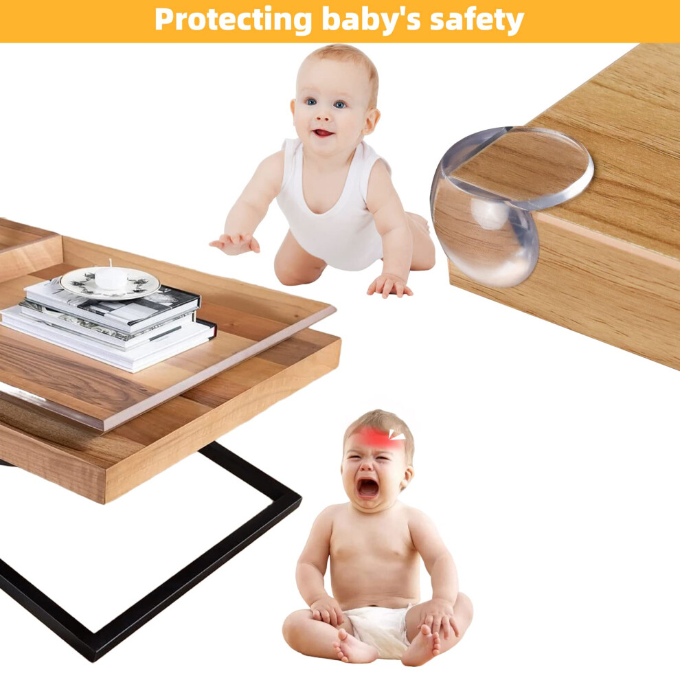 Kuou Clear Corner Protectors For Kids 20 Packs Baby Proofing Corners Child