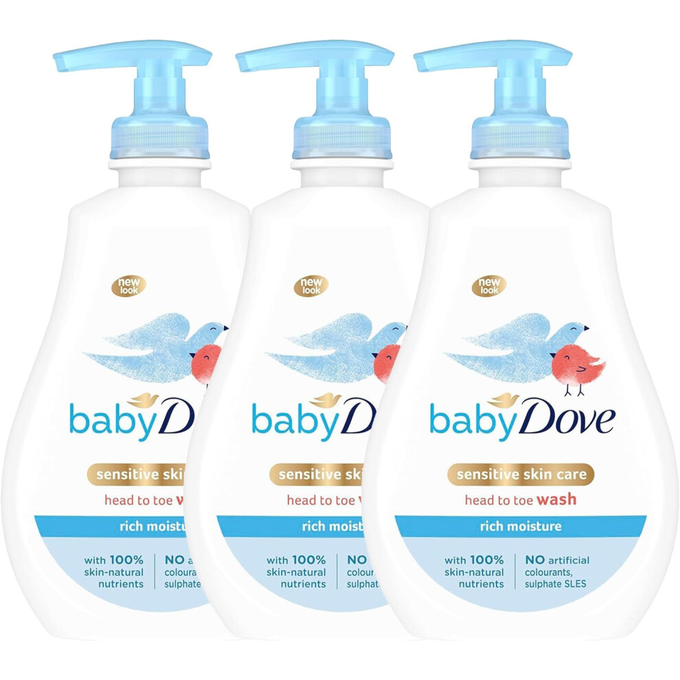 Rich Moisture Head To Toe Wash - Gentle Baby Dove