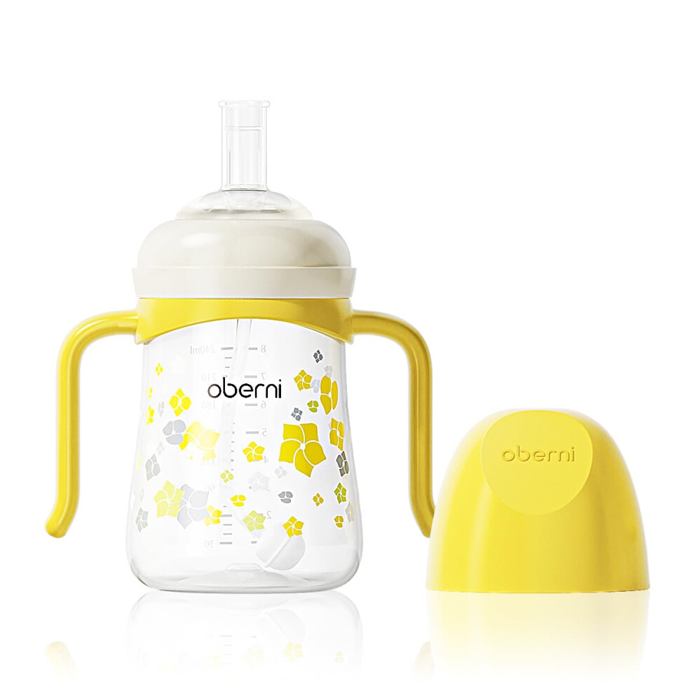 Baby Sippy Cup, Weighted Straw Trainer Cup, Oberni