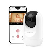 Momcozy Baby Monitor BM04 Camera Unit, Support APP Connection, Smart WiFi Baby Monitor with Camera and Audio, Real-Time Motion Alert, 1080P Monit