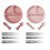 PandaEar 2 Pack Silicone Baby Suction Plates with 2 Spoons 2 Forks 2