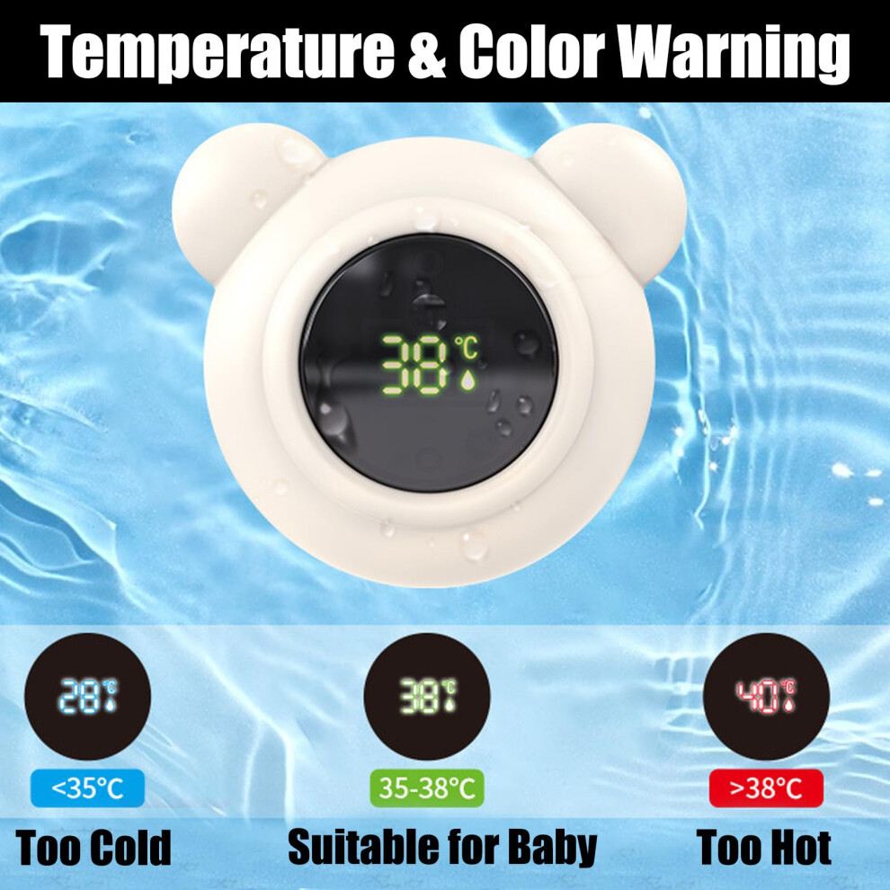 Darleeyo Floating Baby Bath Thermometer Digital Waterproof Led Display Baby Es