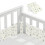 Vicloon Cot Bumper, 2Pcs Breathable Mesh Cot Liner 1