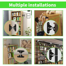 Furniture Straps 10 Pack Baby Proofing Metal Anti Tip Furniture Anchor