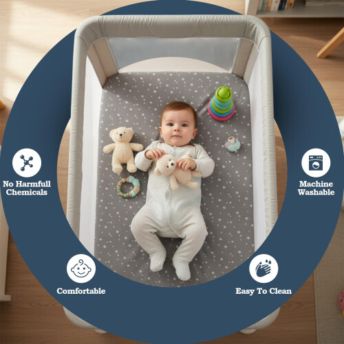 Lilly Belly - Next to Me Crib Sheets -Cot Bed Shee 1