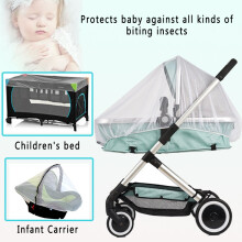 Pram Net Universal Mosquito Fly Bug Insect Net Protection Cover for Bu