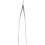 5.9" Long Silver Tone Bent Curved Tip Tweezers Forceps Plier Hand Tool 4