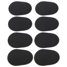 8 PeçAs de Bocal para Saxofone Alto/Tenor Almofadas Almofadas Pretas --- 0,8 Mm