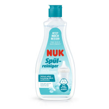 NUK Baby Bottle Cleanser | 500 ml | Ideal for Cleaning Baby Bottles, Teats & Accessories | Fragrance Free Cleaner | pH Neutral | 100% Recyclable Bott