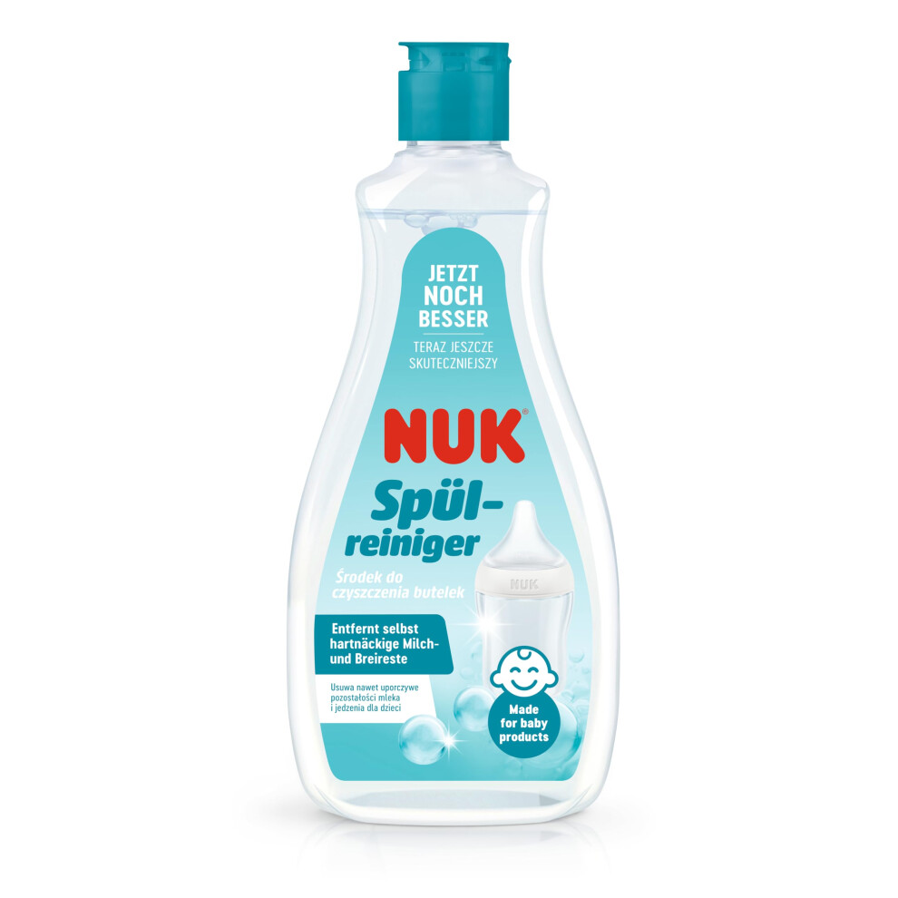 Baby Bottle Cleanser | 500 Ml | Ideal For Cleaning Baby Bottles, Teats & Accessories | Fragrance Free Cleaner | Ph Neutral Nuk