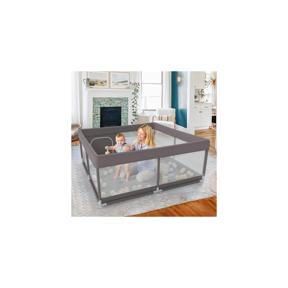 Baby Play Pen For Indoors, Toddler Playpen For Apa Ugozee