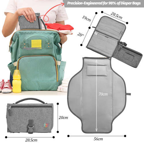 Portable Baby Changing Mat - Travel Change Mat wit 1
