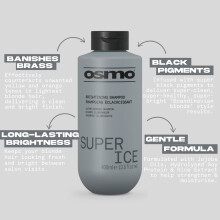 OSMO Super Ice Shampoo Black Pigment for Brightening Blonde Hair For