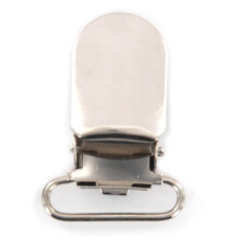 20 X HäNgslen Clips Band Krokar 20 Mm SilverfäRgad