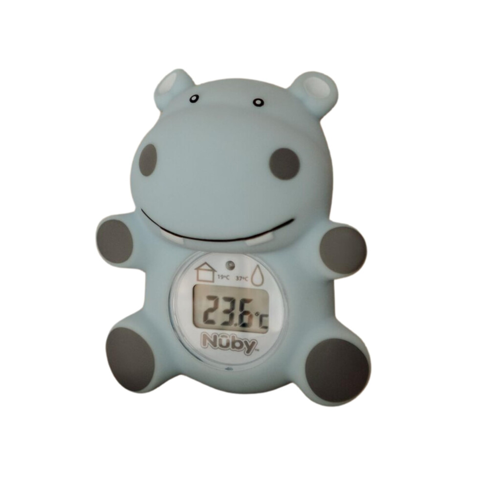 Hippo Baby Bath Thermometer - Digital Thermom Nuby