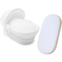 Crescent Textile Moses Pram Basket Mattress Extra