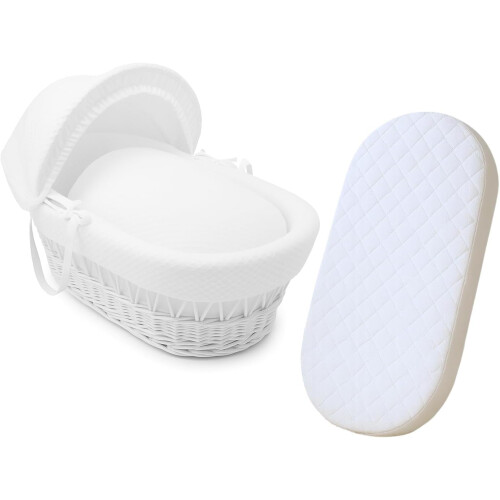 Crescent Textile Moses Pram Basket Mattress Extra