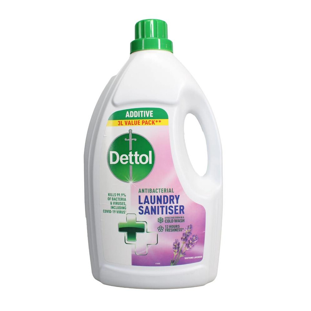 Dettol Soothing Lavender Antibacterial Laundry Sanitiser - 3L