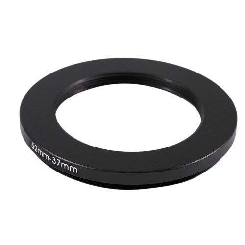 52mm-37mm 52mm to 37mm Black Step Down Ring Adapter for Camera 2