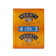 Wright's Coal Tar Traditional Soap 100g - 4 Pack