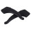 1 paio Bicchieri silicone Anti-out gancio 'orecchio Nero 3