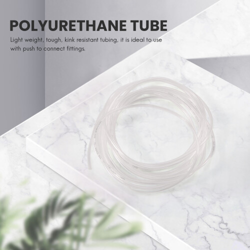 Transparant 4 Meter 13,1 Ft 4 mm X 2,5 mm Pneumatische Polyurethaan Luchtslang 2