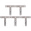 5 Pcs Angle Plate Corner Brace Flat T Shape Repair Bracket 80mm x 80mm 1