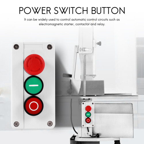 NC Emergency Stop NO Red Green Momentary Push Button  Station 600V 10A 1