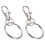 Silver Tone Metal Trigger Lobster Clasp Key Chain Keyring 2 Pcs 1