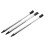 3 Pcs Silver Tone Black Plastic Stylus for  3ds 2