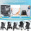 Orzbow Universal Rain Cover for Pushchair, Quick Access Window, Clear 5