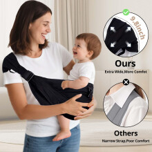 Baby Carrier Sling Newborn to Toddler CarrierSide Toddler Carrier with