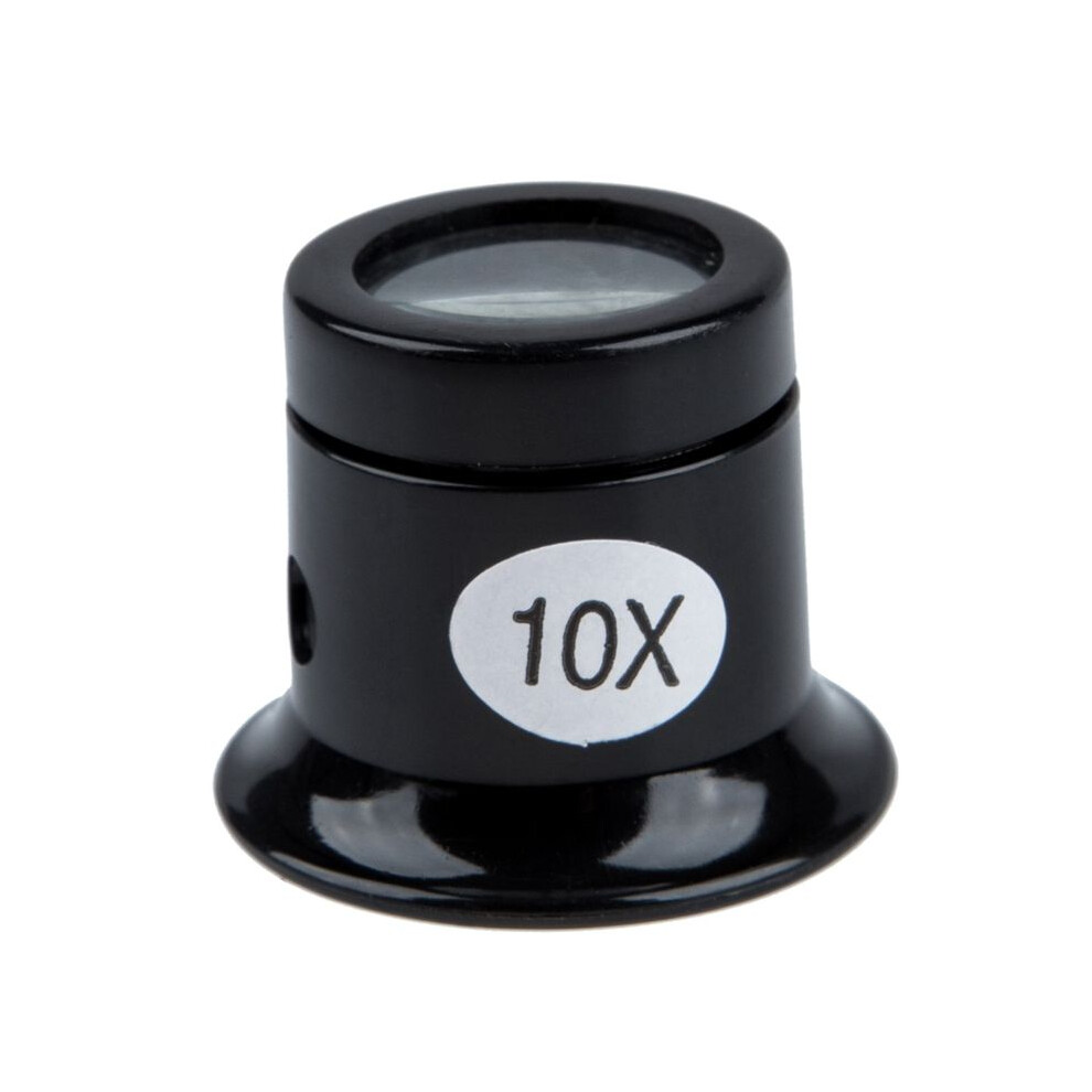 Watch Eyes Loupe 10X Jeweller Optical Glass Magnifier Magnifying Len Tool