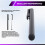 2 X Pennino stylus per /Itouch//Touchscreen dispositivo, 1 argento 1 neto 1