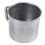 Edelstahl-Kaffee-Tee-Becher-Schale-Camping / Reise-3.5 1