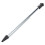 3 Pcs Silver Tone Black Plastic Stylus for  3ds 4