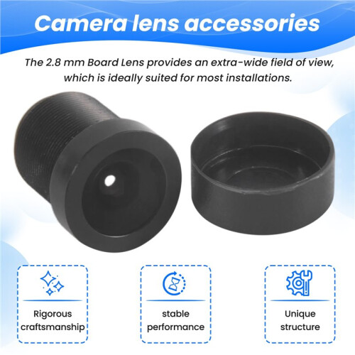 1/3 CCTV 2.8mm Lens Black for CCD Security Box Camera 1