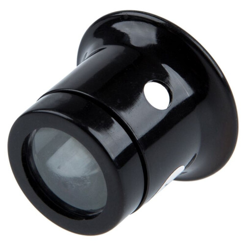 Lupa 10 X Lente de Cristal Optico 1
