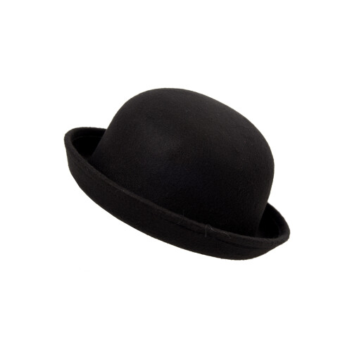 Chapeau melon Noir Unisexe De la mode