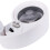 40 X 25mm Lente de Cristal Lupa con LED 9