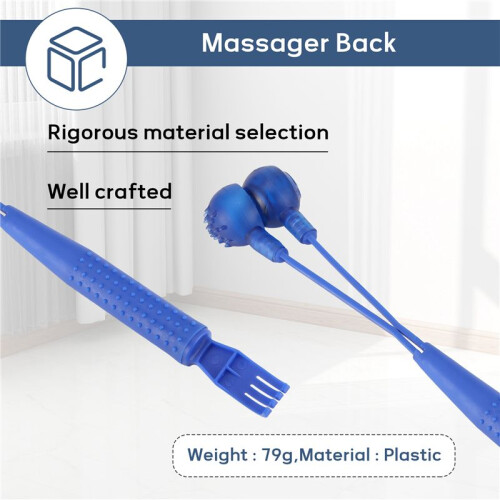 Plastic  2 in 1 Magnetic Hammer Knock Massager Back Scratcher 2