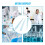 Blu Trasparente 1000UL 1ml Laboratorio Liquido Pipetta pipetta Tips 500 Pz 2